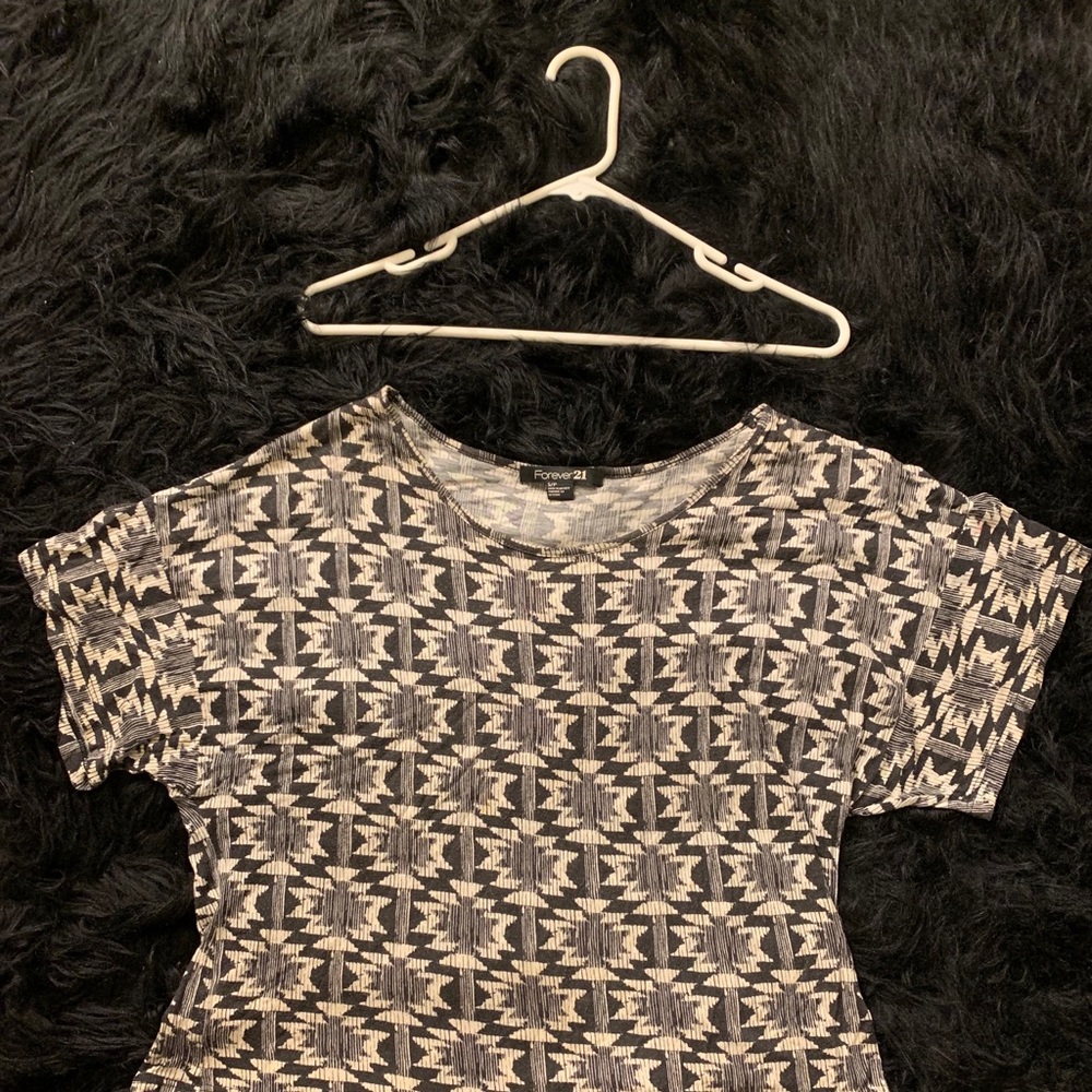 Patterned Crop Top